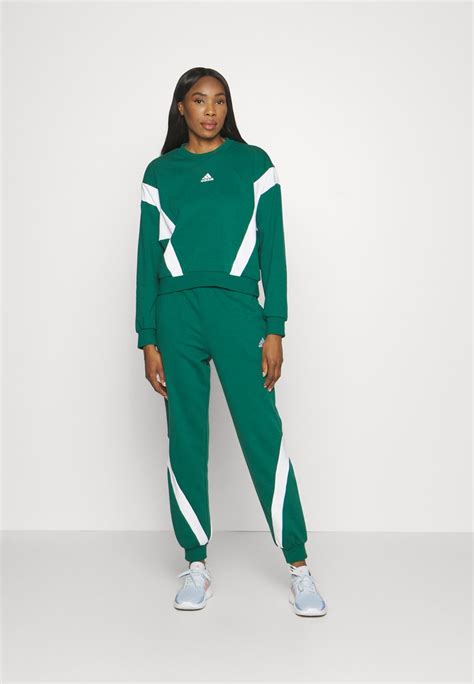 adidas sportanzug damen grün|adidas Laziday Trainingsanzug .